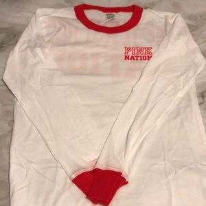 Vs pink long sleeve
